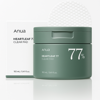 ANUA - Algodões Heartleaf 77 Clear Pad 160ml